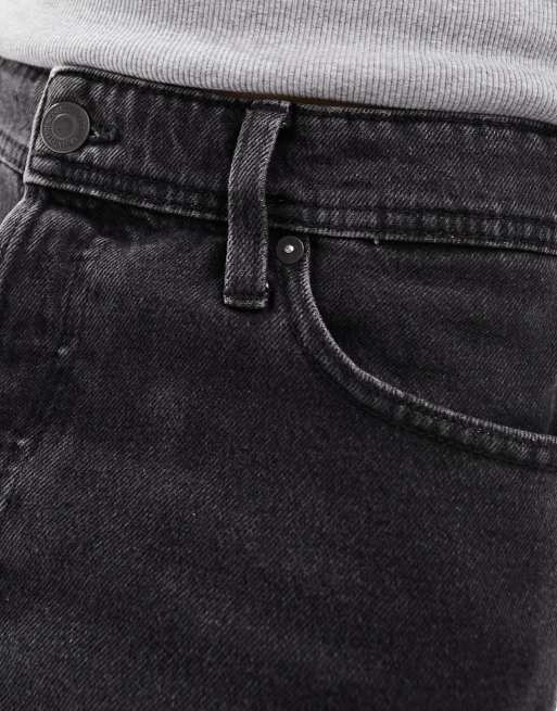 Jack & Jones Eddie loose jeans in washed black