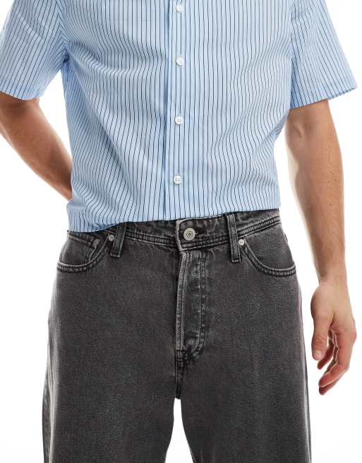 Jack & Jones Eddie baggy jean in washed grey 