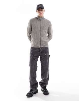 Eddie loose painter jeans in washed black