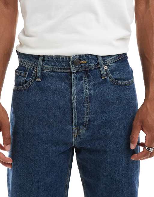 Jack & Jones - Eddie - Losse jeans in vintage blauw, 4 van 5