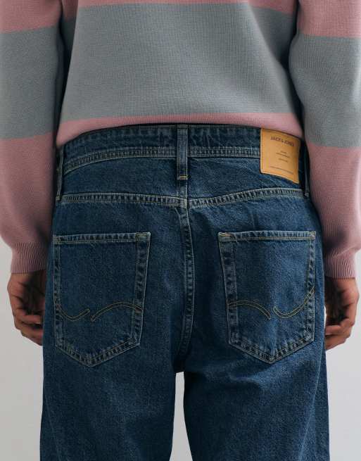 Jack & Jones - Eddie - Løstsiddende jeans i mellemblå vask, 4 af 5