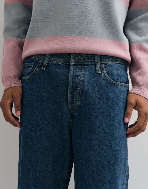 Jack & Jones - Eddie - Løstsiddende jeans i mellemblå vask, 5 af 5