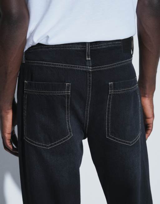Jack & Jones Eddie luźne jeansy w czarnym spraniu, 5 z 5