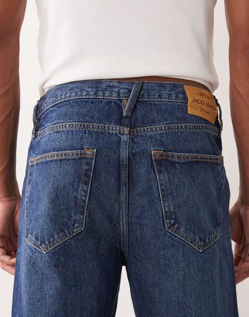 Jack & Jones – Eddie – Niebieskie jeansy o luźnym kroju, 5 z 5