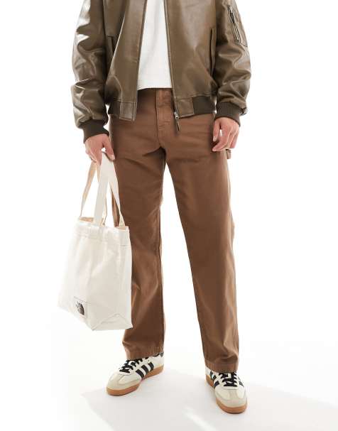 Jack & Jones - Eddie - Pantaloni ampi marrone slavato - view 1