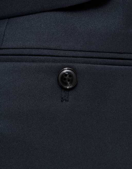 Jack & Jones einreihiger Blazer und Anzughose in Dunkelmarineblau, 4 von 7