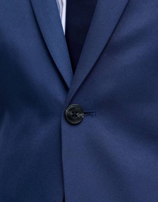 Jack & Jones einreihiger Blazer und Anzughose in Mittelblau, 5 von 7
