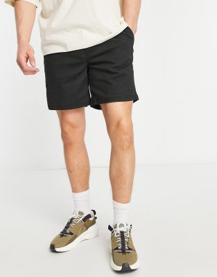 Jack & Jones Essentials Slim Jersey Shorts In Black In Black
