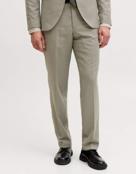 Jack & Jones eleganckie spodnie w kolorze smoky olive - view 1