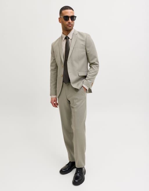 Jack & Jones eleganckie spodnie w kolorze smoky olive, 3 z 7