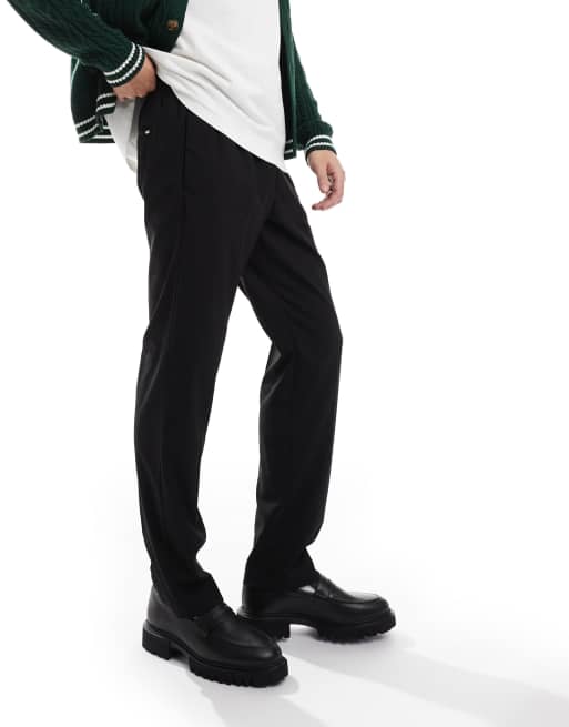 Jack & Jones – Elegante, schmal zulaufende Hose in Schwarz mit Tunnelzug, 5 von 5