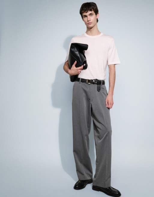 Jack & Jones – Elegante, weit geschnittene Hose in Grau, 5 von 7