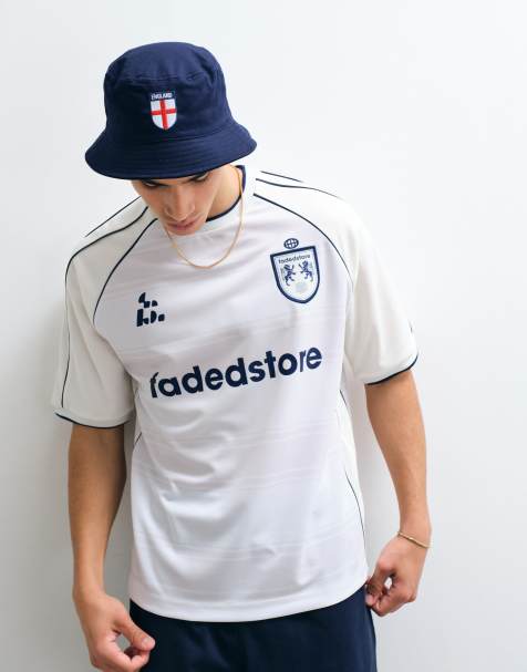 Jack & Jones England bucket hat in navy - view 1