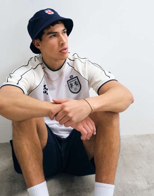 Jack & Jones England bucket hat in navy, 4 of 8