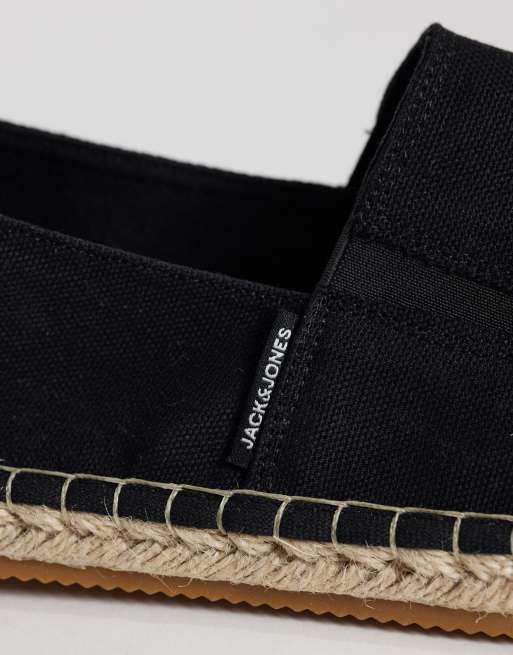 Jack & Jones - Espadrille-sandalen in zwart, 2 van 4