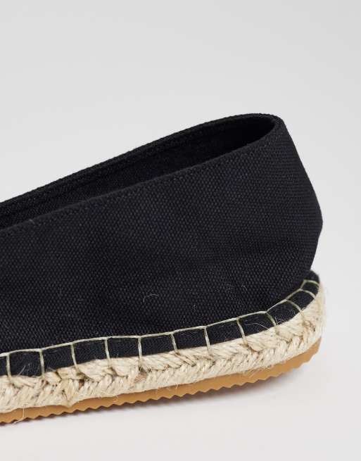 Jack & Jones espadrille sandals in black, 3 of 4