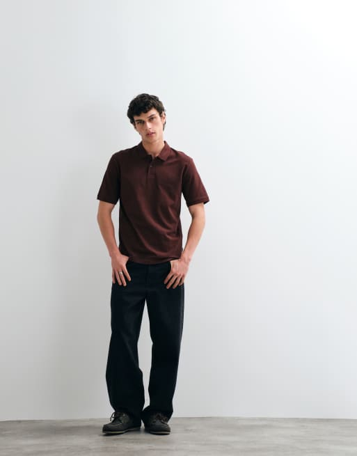Jack & Jones Essential – Bordowa koszulka polo, 4 z 5