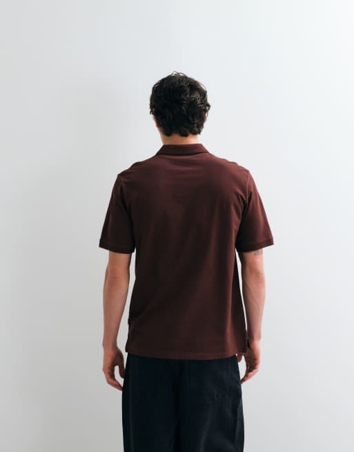 Jack & Jones Essential – Bordowa koszulka polo, 5 z 5