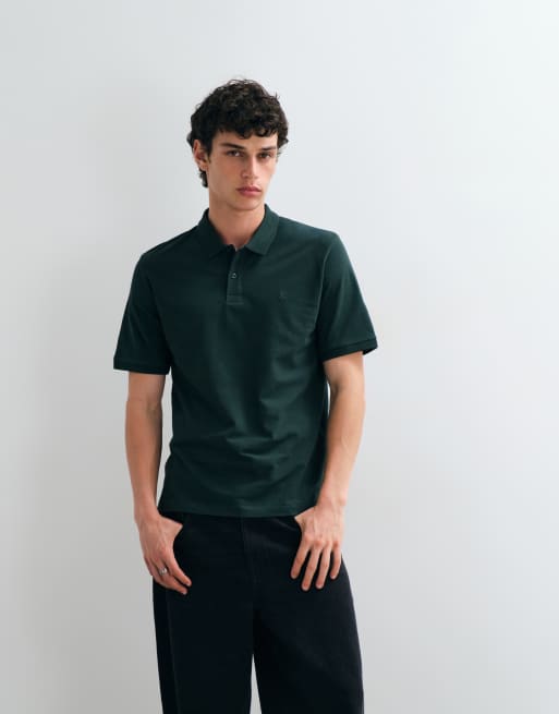 Jack & Jones - Essential - Skovgrøn poloskjorte, 4 af 5