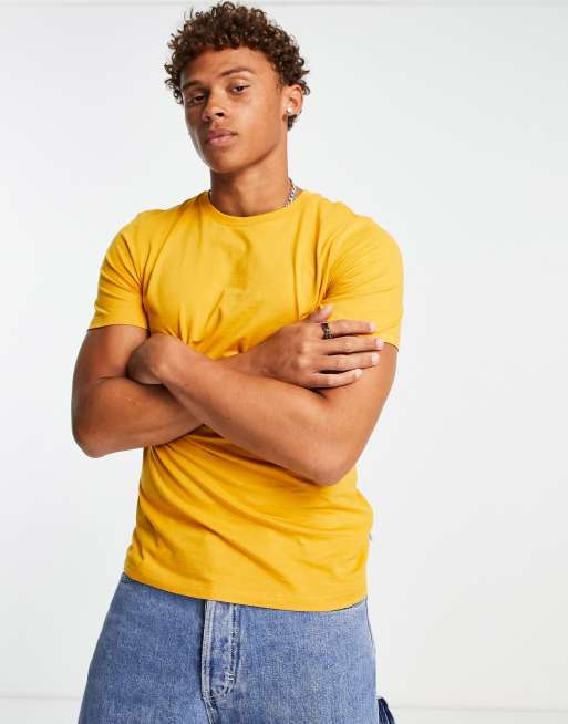Jack & Jones – Essential – Solrosgul, smal t-shirt