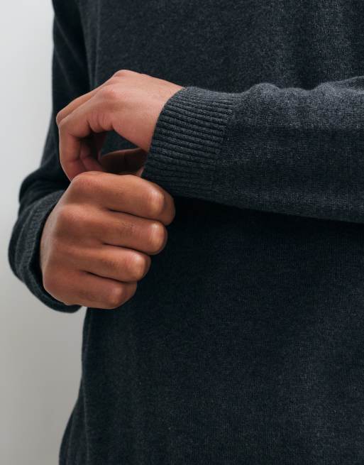 Jack & Jones Essential-Strickpullover in Dunkelgrau, 3 von 5