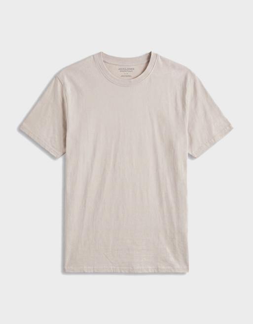 Jack & Jones Essentials – Beige t-shirt, 6 av 7