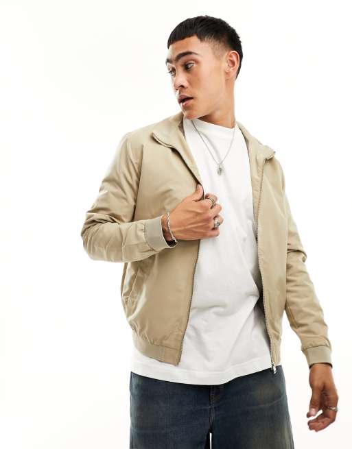Jack & Jones Essentials – Beżowa kurtka harrington