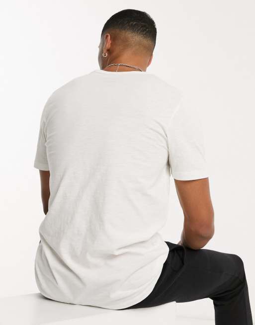 Jack & Jones – Essentials – Biały T-shirt z kołnierzem typu henley, 2 z 4