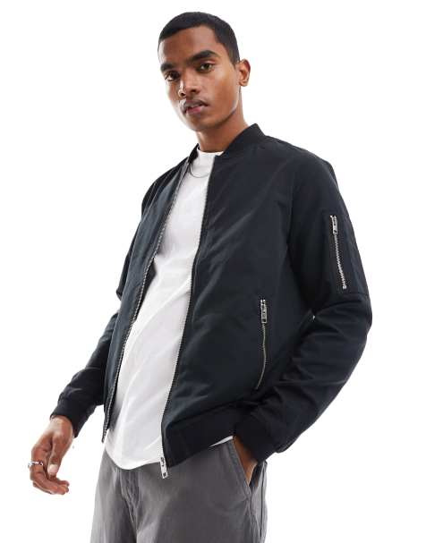 Jack & Jones Essentials - Bomberjack in zwart - view 1