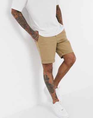 Jack & Jones essentials chino short in slim fit - ASOS Price Checker