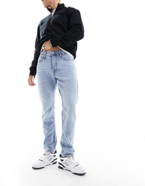 Jack & Jones Essentials - Chris - Jeans med lige ben i lys vask - view 1