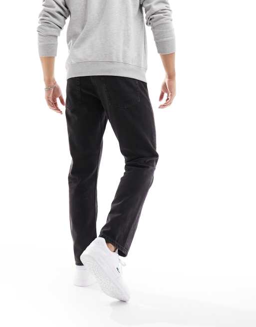 Jack & Jones Essentials - Chris - Lige jeans forvasket sort , 3 af 5