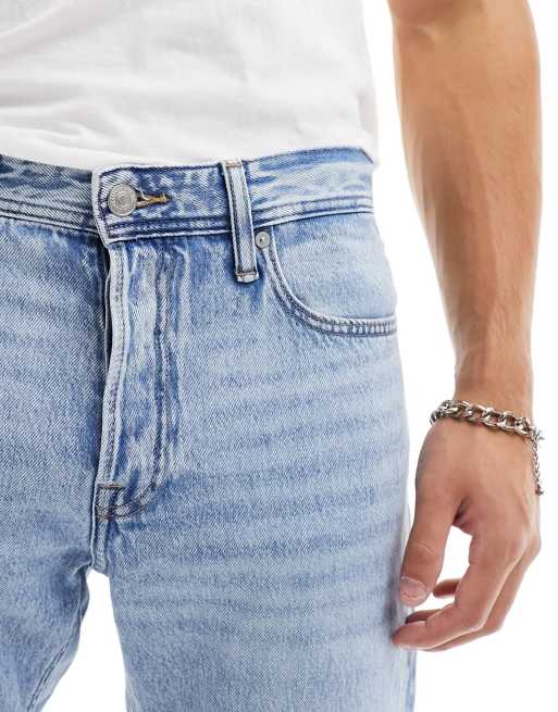 Jack & Jones Essentials Chris straight jean light wash blue, 5 of 5