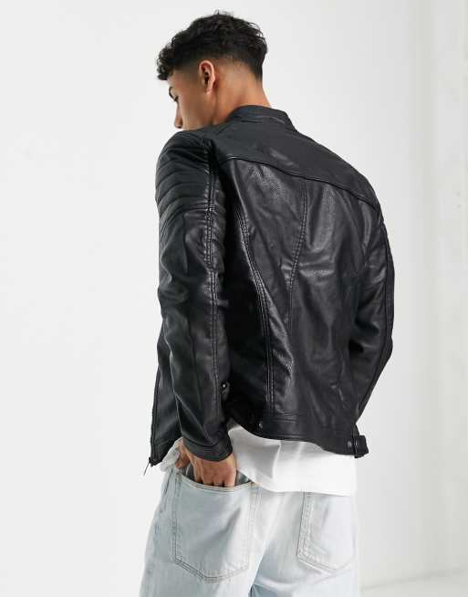 Jack jones hot sale biker jacket