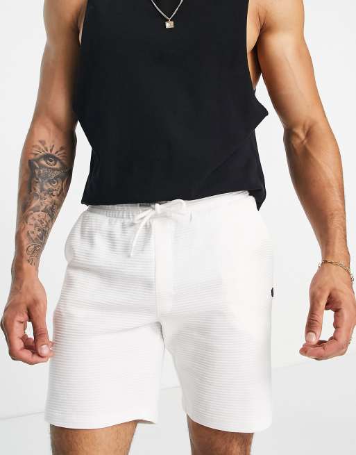 Jack & Jones Essentials jersey shorts in white (part of a set) 