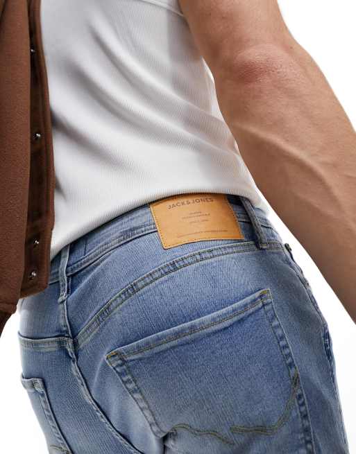 Jack & Jones - Essentials - Liam - Jean skinny - Bleu clair délavé , 4 de 5