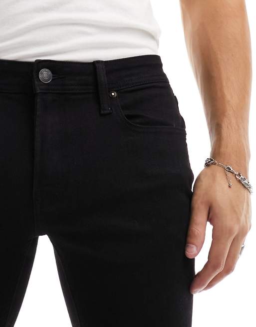 Jack & Jones Essentials – Liam – Svarta, skinny jeans, 5 av 5