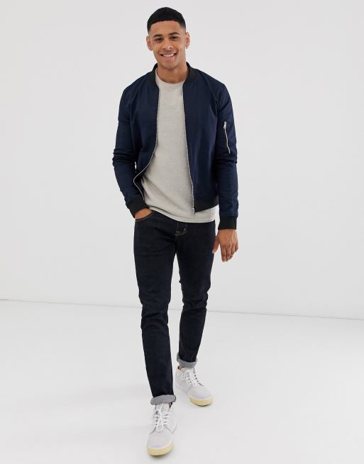Jack & Jones Essentials - Maglione girocollo con maniche raglan, 4 di 4
