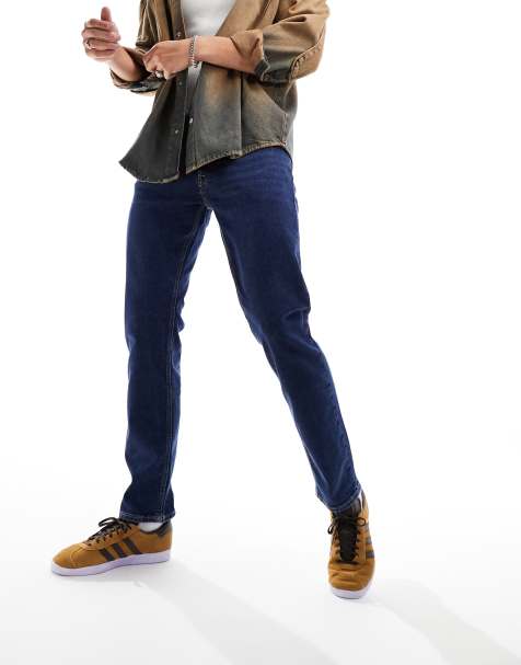 Jack & Jones Essentials - Mike - Tapered jeans i blå - view 1