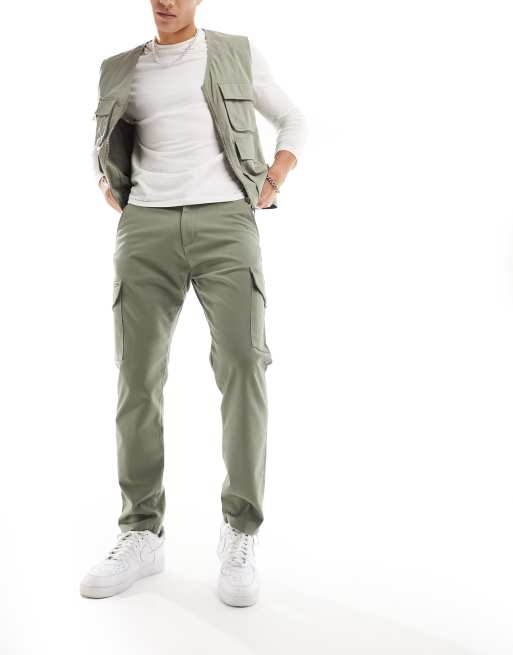 Jack & Jones Essentials - Ollie - Regular-fit cargobroek in groen