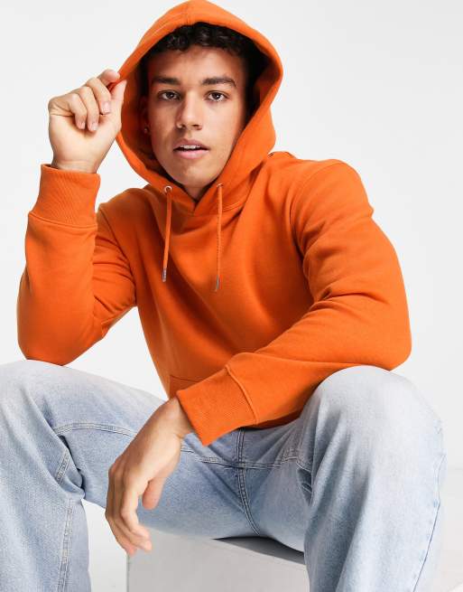 Jack and jones store hoodie orange