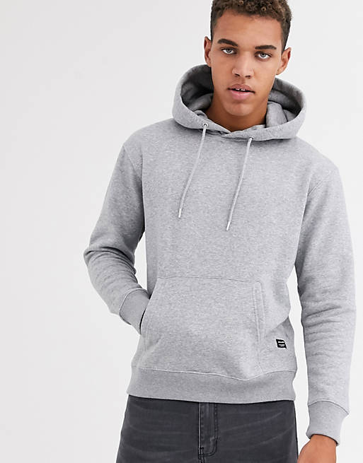 Jack & Jones Essentials oversized hoodie in gray