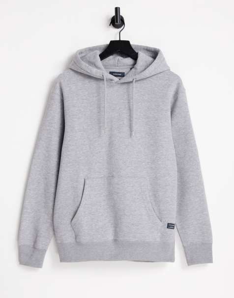 Jack & Jones - Essentials - Oversized hoodie in lichtgrijs - view 1