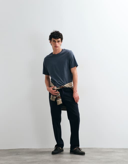 Jack & Jones - Essentials - Skiferblå T-shirt, 2 af 5
