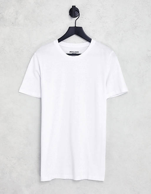 Jack & Jones - Essentials - Slim-fit T-shirt in wit