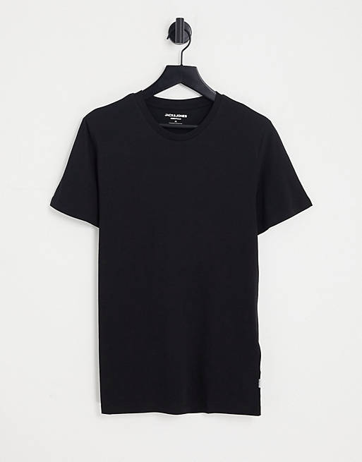 Jack & Jones Essentials - Slim-fit T-shirt in zwart