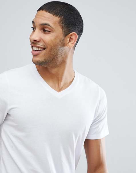 Men's Neck T-shirts | Deep Neck | ASOS