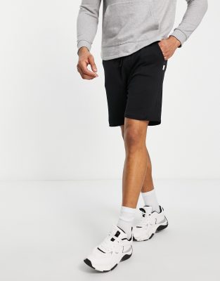 Jack & Jones Essentials Slim Jersey Shorts In Black In Black