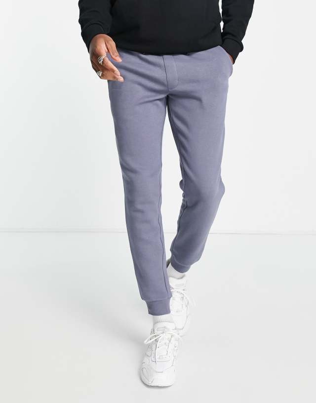 Jack & Jones Essentials slim sweatpants in blue