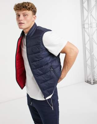 Jack Jones Essentials Steppweste In Navy Parfaire